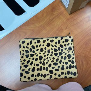 Nordstrom Leopart Print Clutch Like New